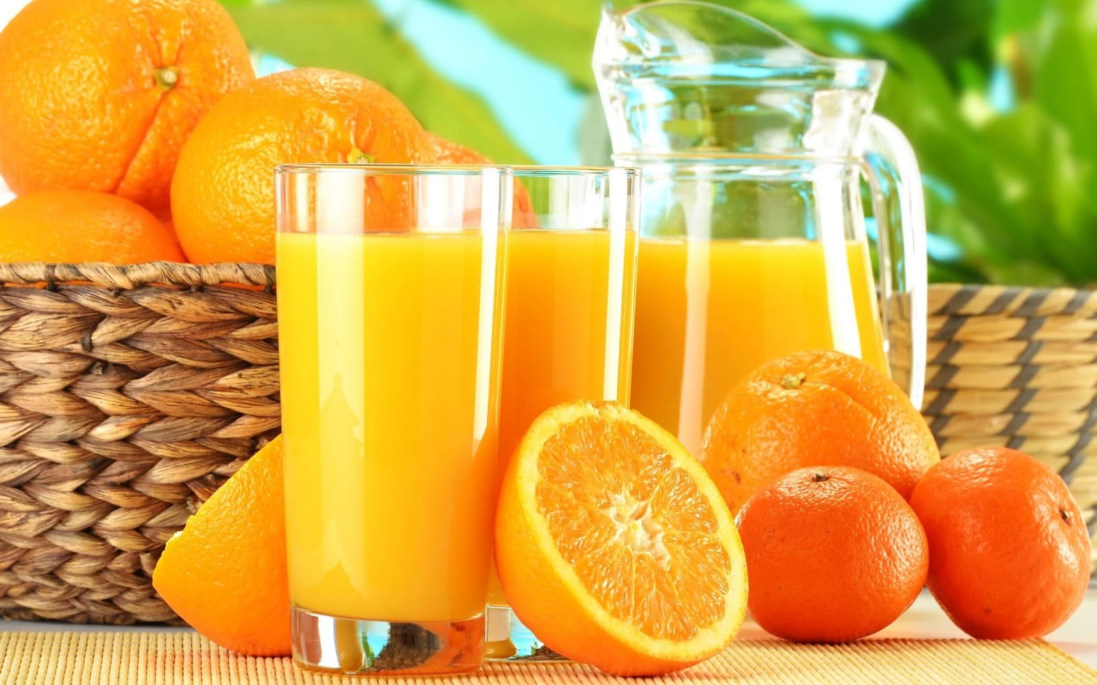 رؤية عصير البرتقال