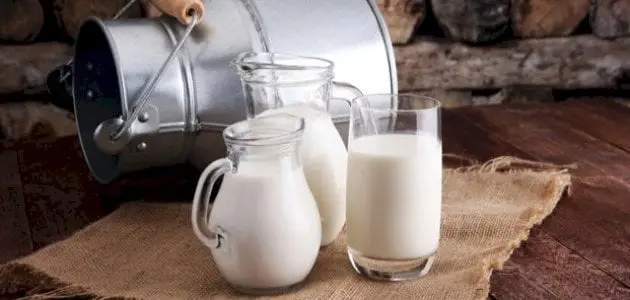 الحليب فى المنام