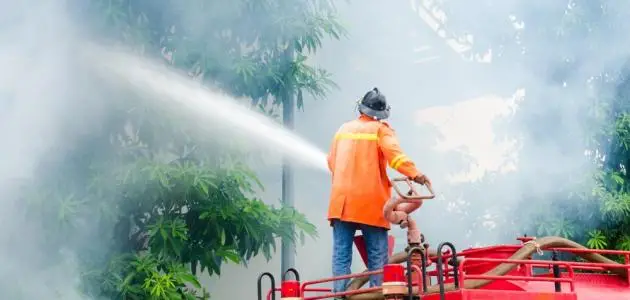 تفسير حلم اطفاء حريق