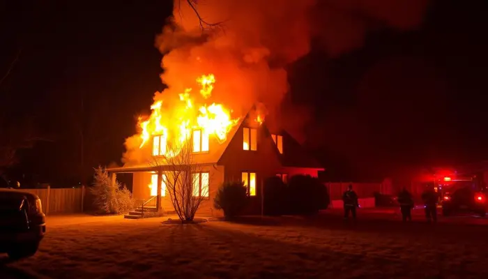 تفسير حلم احتراق منزل